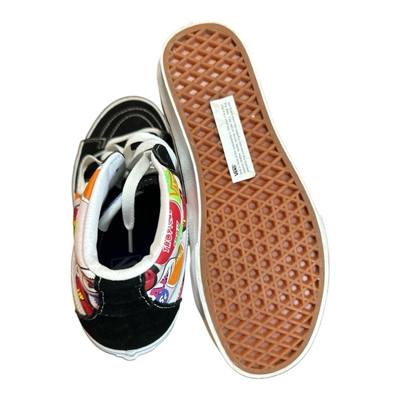 Vans Sk8-Hi Retro Mart Womens Size9.5 Mens 8 Food High Top Shoes Sneakers - Picture 3 of 4